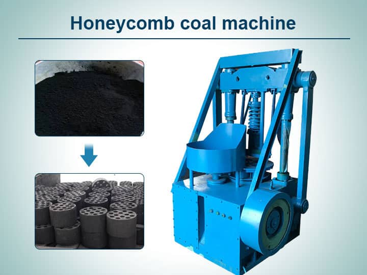 Cover-honeycomb coal making machine