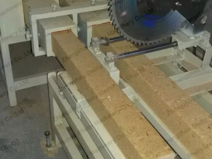 wood pallet blocks production