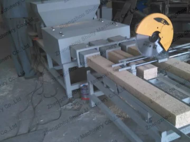 wood pallet blocks production